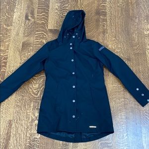 Black Avalanche Rain Jacket, Size M